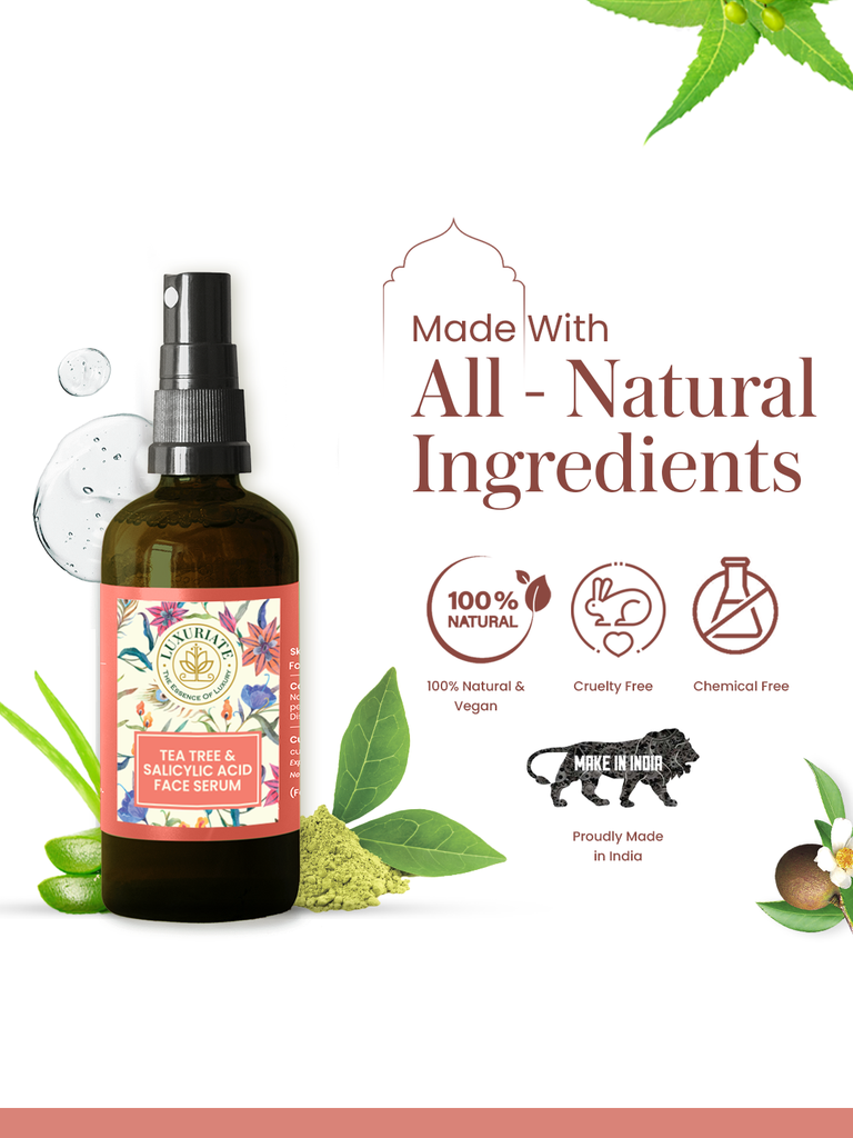Tea Tree and Salicylic Acid Serum - LUXURIATE