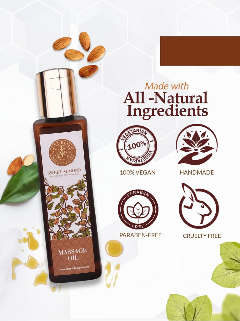 Sweet Almond Massage Oil - LUXURIATE