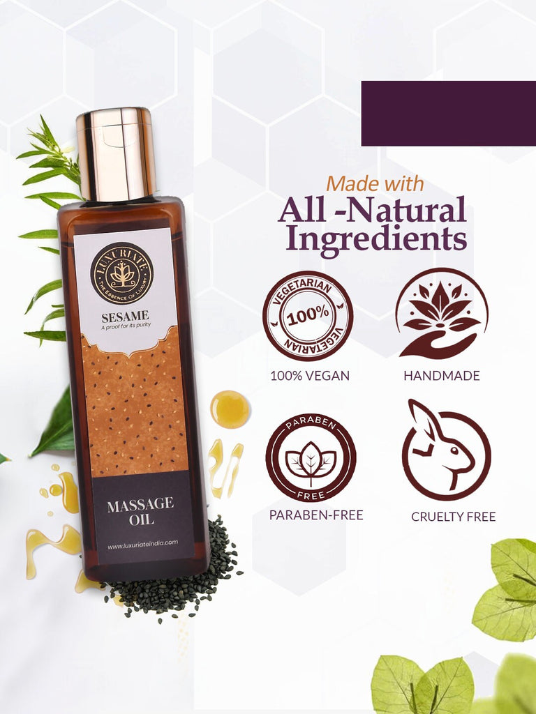 Sesame Massage Oil - LUXURIATE