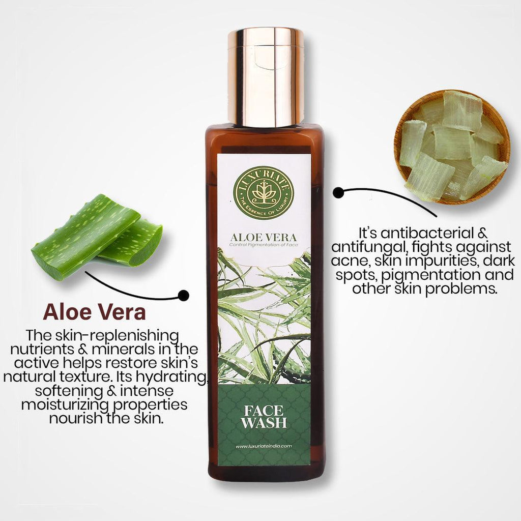 Aloe Vera Face Wash - LUXURIATEAloe Vera Face WashFace WashLUXURIATELUXURIATE