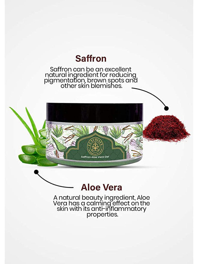 Aloe Vera Gel with Saffron - LUXURIATEAloe Vera Gel with SaffronFace GelLUXURIATELUXURIATE