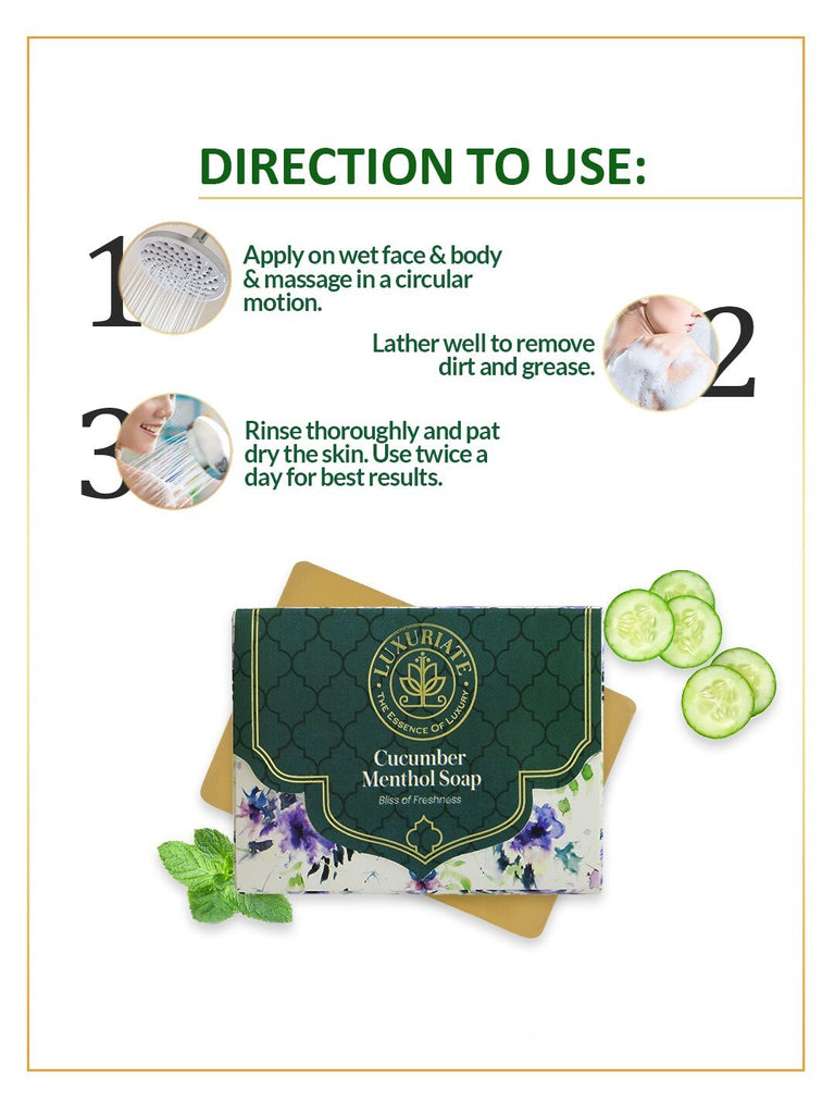 Cucumber and Menthol Soap - LUXURIATECucumber and Menthol SoapSoapLUXURIATELUXURIATE