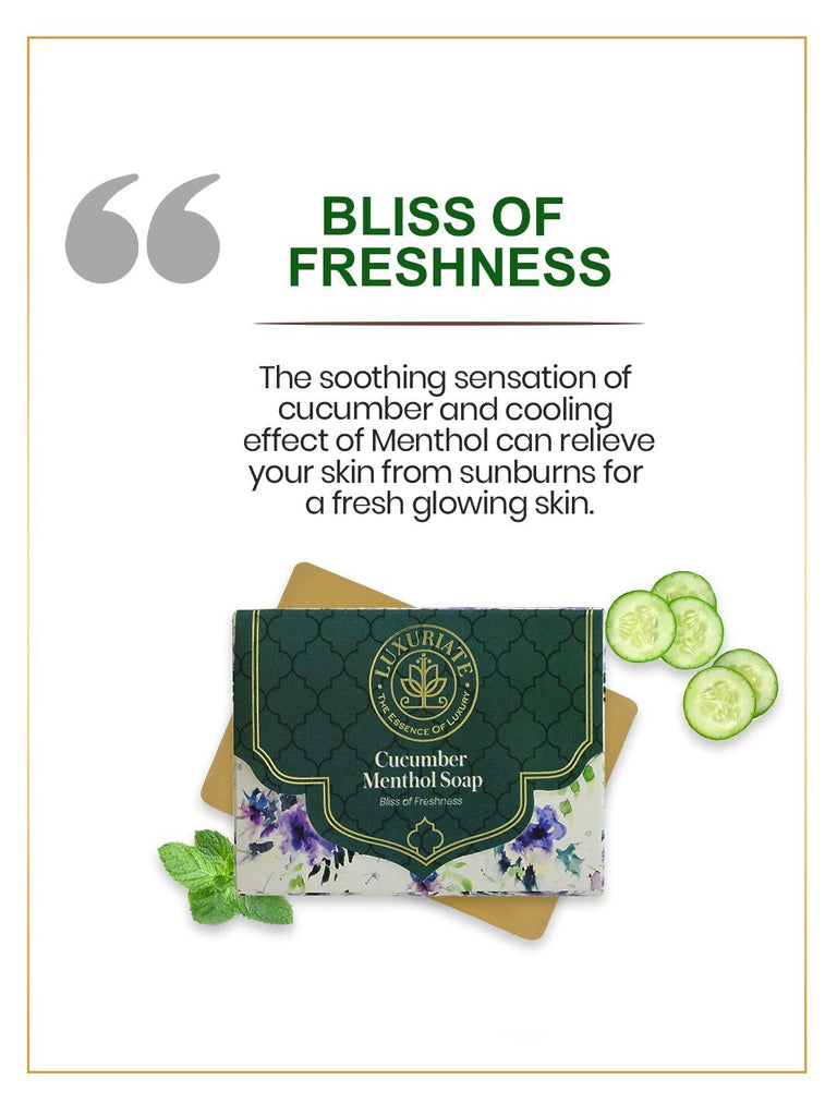 Cucumber and Menthol Soap - LUXURIATECucumber and Menthol SoapSoapLUXURIATELUXURIATE