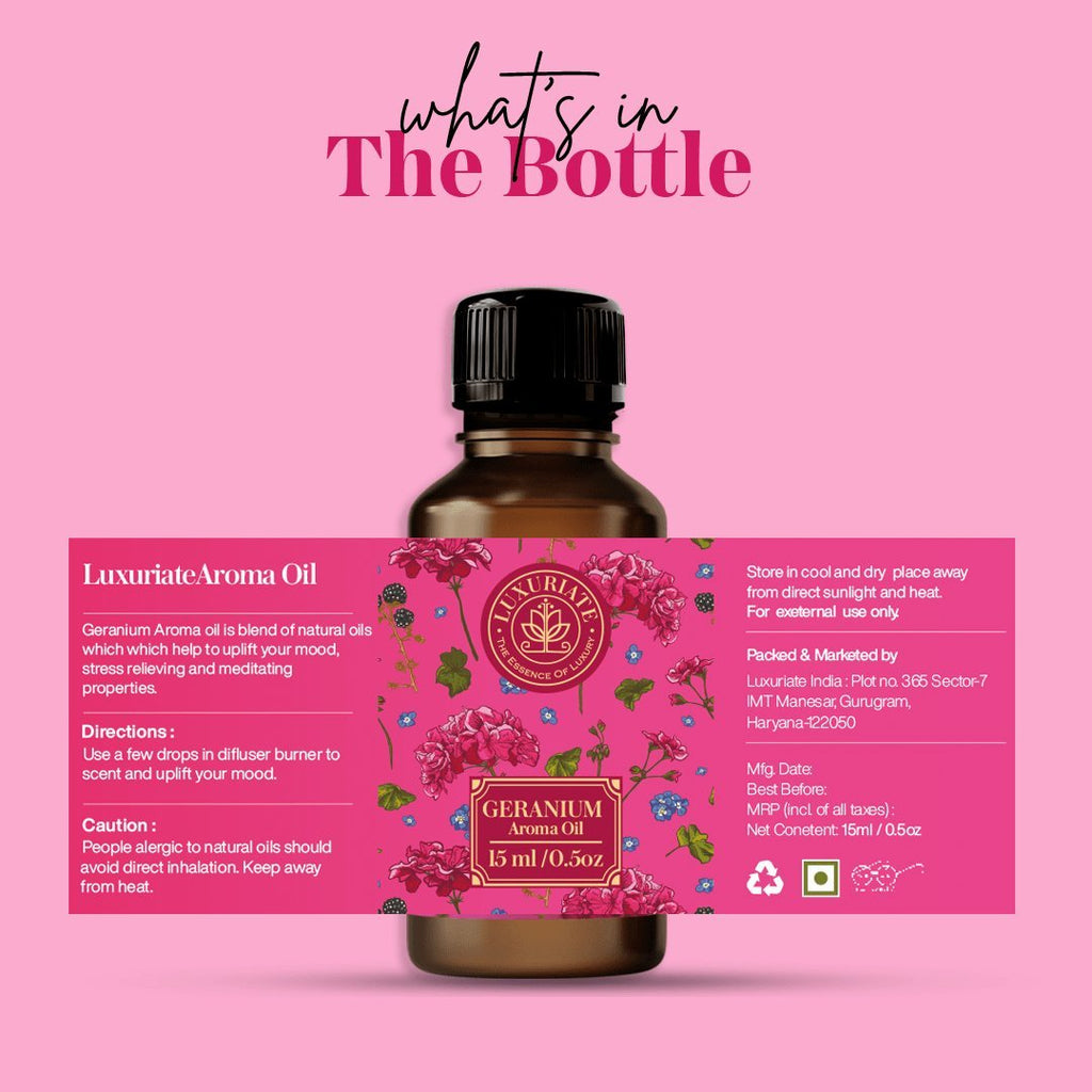 Geranium Aroma Oil - LUXURIATEGeranium Aroma OilAroam OilLUXURIATELUXURIATE