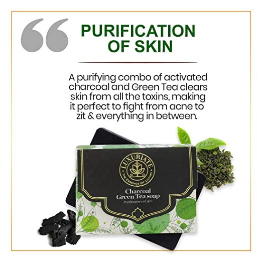 Gift Set - Charcoal Green Tea Soap, Tea Tree Face Wash, and Eucalyptus Hand Wash - LUXURIATEGift Set - Charcoal Green Tea Soap, Tea Tree Face Wash, and Eucalyptus Hand WashComboLUXURIATELUXURIATE