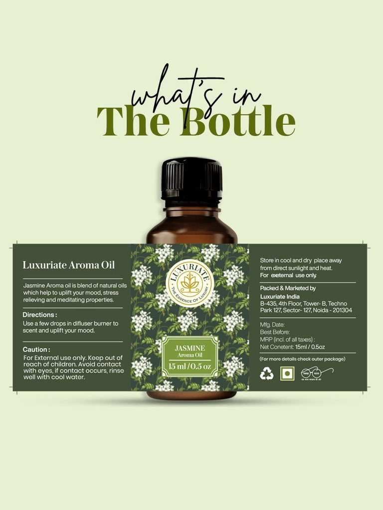 Jasmine Aroma Oil - LUXURIATEJasmine Aroma OilAroam OilLUXURIATELUXURIATE