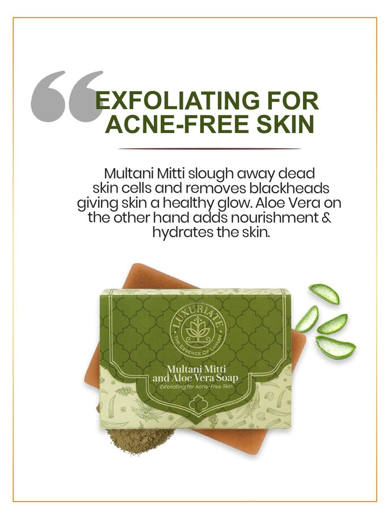 Multani Mitti and Aloe Vera Soap - LUXURIATEMultani Mitti and Aloe Vera SoapSoapLUXURIATELUXURIATE