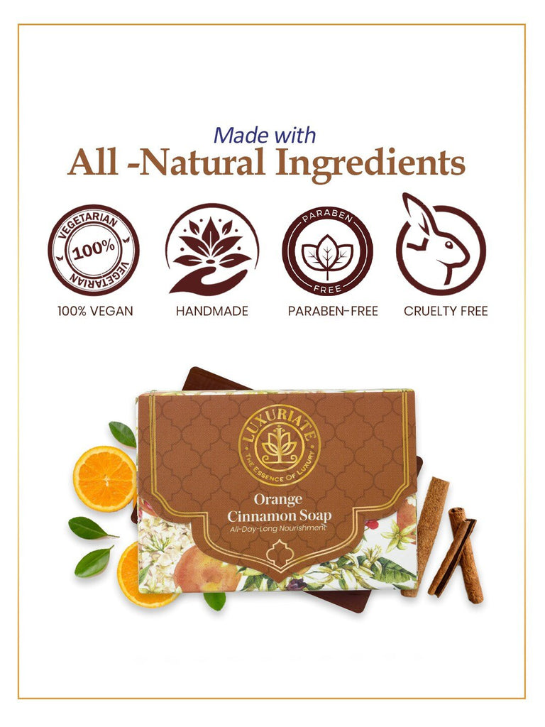 Orange and Cinnamon Soap - LUXURIATEOrange and Cinnamon SoapSoapLUXURIATELUXURIATE