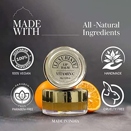 Orange Vitamin C Lip Balm - LUXURIATEOrange Vitamin C Lip BalmLip BalmLUXURIATELUXURIATE