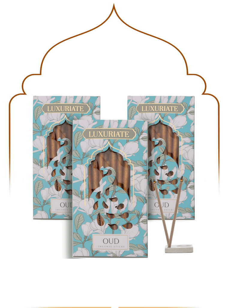 Oudh Bambooless Incense Pack of 3 - LUXURIATEOudh Bambooless Incense Pack of 3ComboLUXURIATELUXURIATE