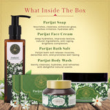 Parijat Skin & Bath Gift Set Box 5PC - LUXURIATEParijat Skin & Bath Gift Set Box 5PCGift SetLUXURIATELUXURIATE