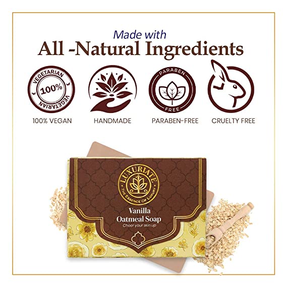 Vanilla Oatmeal Soap - LUXURIATEVanilla Oatmeal SoapSoapLUXURIATELUXURIATE