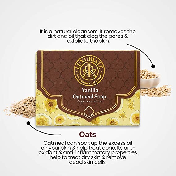 Vanilla Oatmeal Soap - LUXURIATEVanilla Oatmeal SoapSoapLUXURIATELUXURIATE
