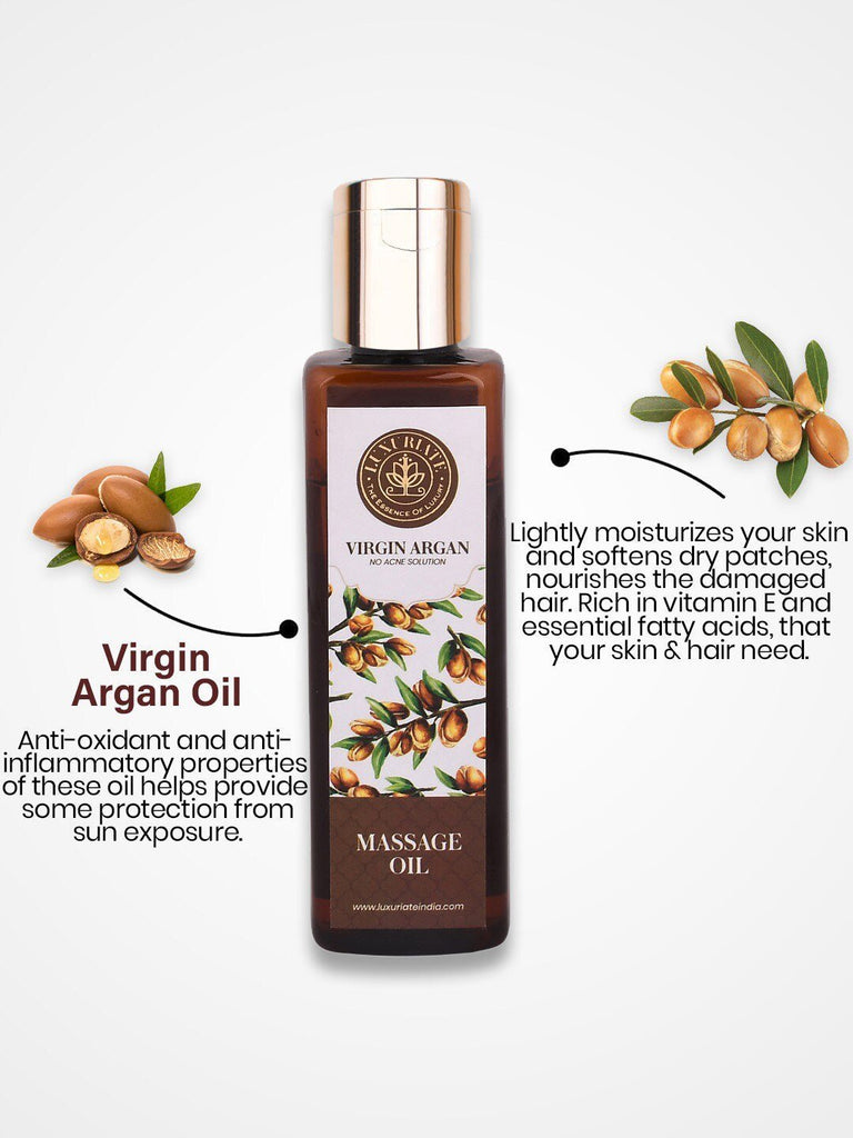 Virgin Argan Massage Oil - LUXURIATEVirgin Argan Massage OilMassage OilLUXURIATELUXURIATE