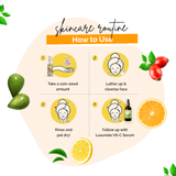 Vitamin C Foaming Face Wash - LUXURIATE