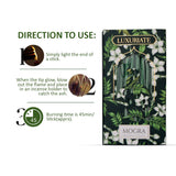 Mogra Bambooless Incense Pack of 2 - LUXURIATEMogra Bambooless Incense Pack of 2ComboLUXURIATELUXURIATE