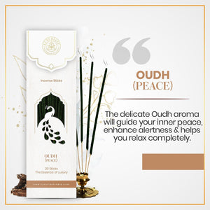 Oudh Incense Sticks Pack of 4 - LUXURIATEOudh Incense Sticks Pack of 4ComboLUXURIATELUXURIATE