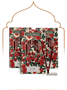 Rose Bambooless Incense Pack of 3 - LUXURIATERose Bambooless Incense Pack of 3ComboLUXURIATELUXURIATE