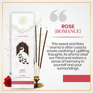 Rose Incense Sticks Pack of 3 - LUXURIATERose Incense Sticks Pack of 3ComboLUXURIATELUXURIATE
