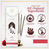 Rose Incense Sticks Pack of 6 - LUXURIATERose Incense Sticks Pack of 6ComboLUXURIATELUXURIATE