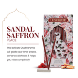 Sandal Saffron Bambooless Incense Pack of 3 - LUXURIATESandal Saffron Bambooless Incense Pack of 3ComboLUXURIATELUXURIATE