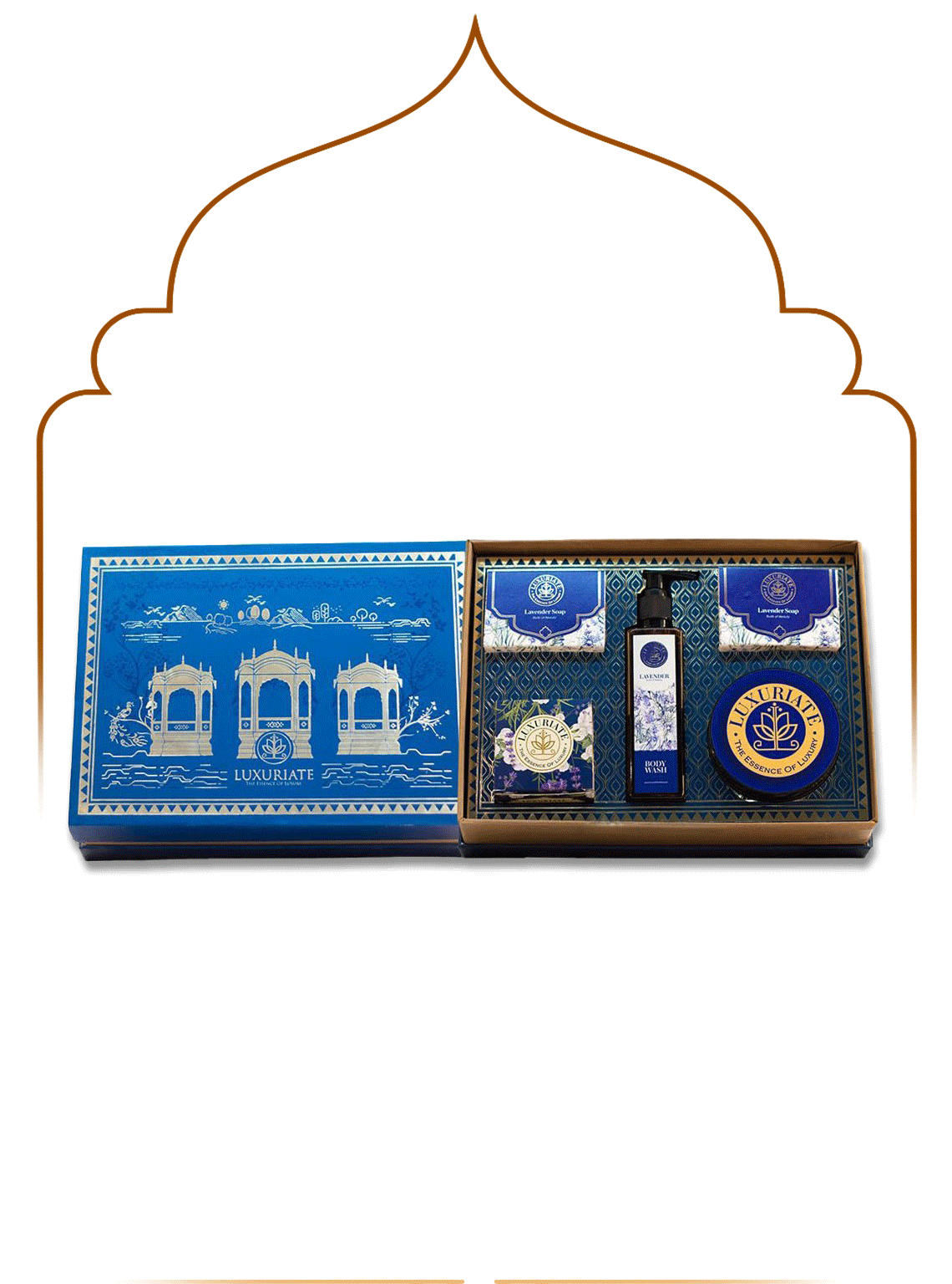 Lavender Skin &amp; Bath Gift Set Box 5PC