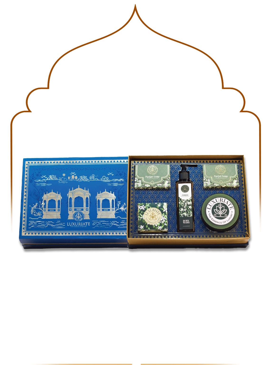 Parijat Skin &amp;amp;amp;amp; Bath Gift Set Box 5PC