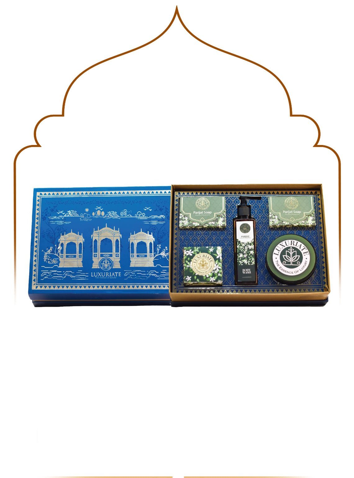 Parijat Skin &amp;amp;amp;amp; Bath Gift Set Box 5PC